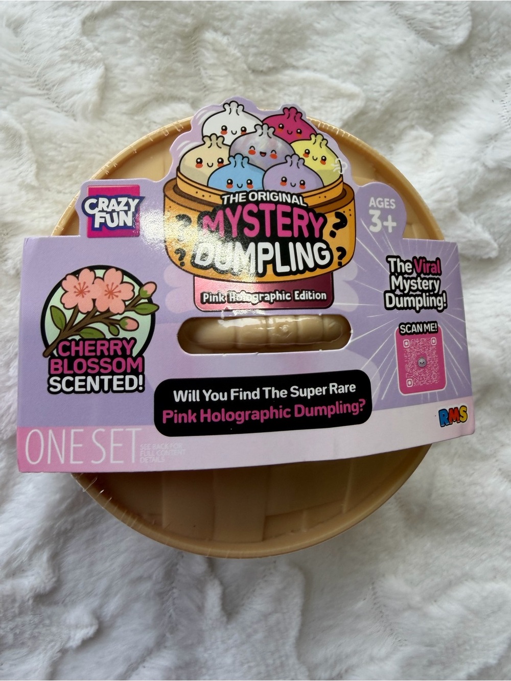 🩷✨ NIB The Original Mystery Dumpling – Pink Holographic Edition 🥟RARE